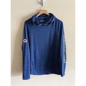 VINEYARD VINES On-The-Go Golf Hoodie men's Medium Hooded Performance Pullover